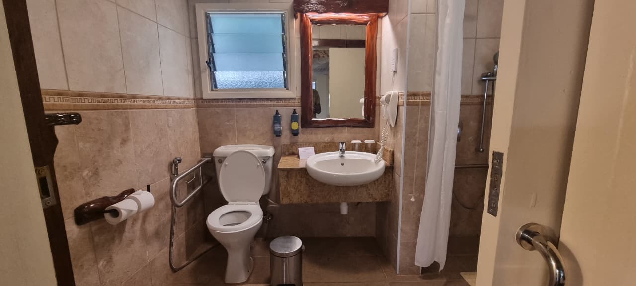 bathroom accessibility feature at Sarova Lion Hill Game Lodge